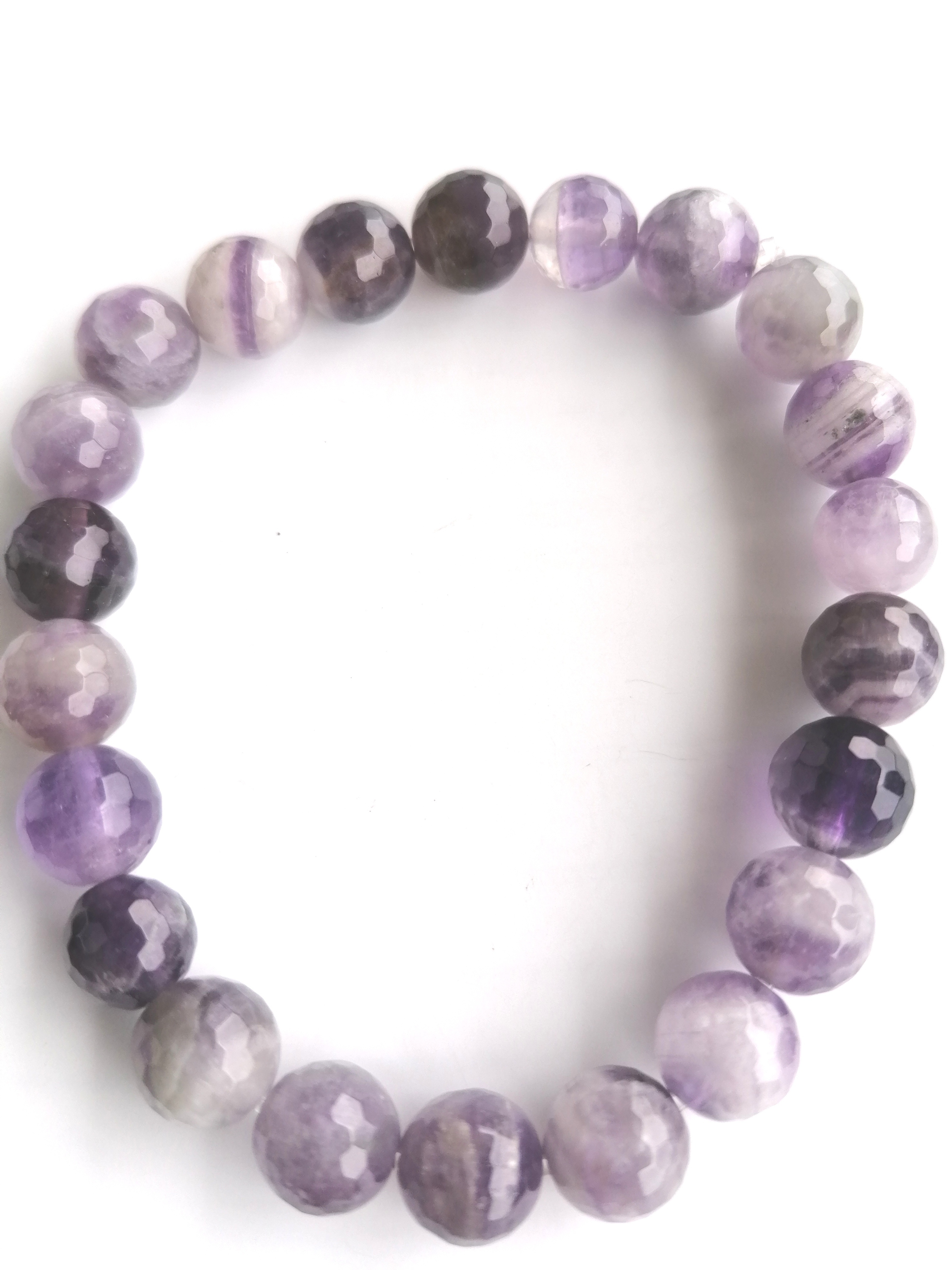 Elysian | Bracciale Piatto Con Pietre Naturali Multicolore In Color Argento P
