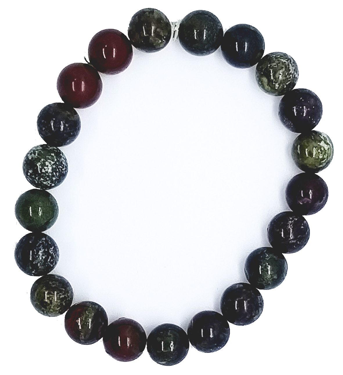 Bracciale In Pietra Di Sangue Di Drago Naturale Di Alta